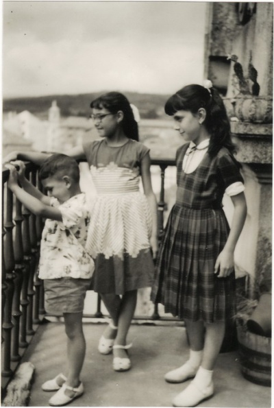 Jorge, Mari e Gloria na calle do Rio